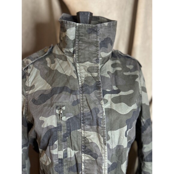 Love Tree Jacket Womens Size M Green ARMY Camo Military Jacket Utility - Picture 7 of 16